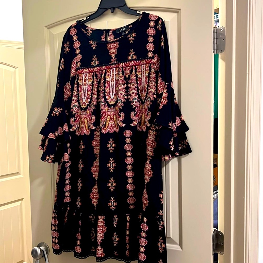 floral print dress, never worn size 10